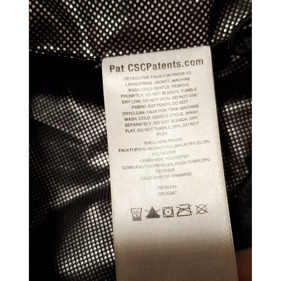 Columbia Womens Black Omni-Heat Puffer Jacket S Insulated Hooded Winter Coat Wit - Picture 7 of 7